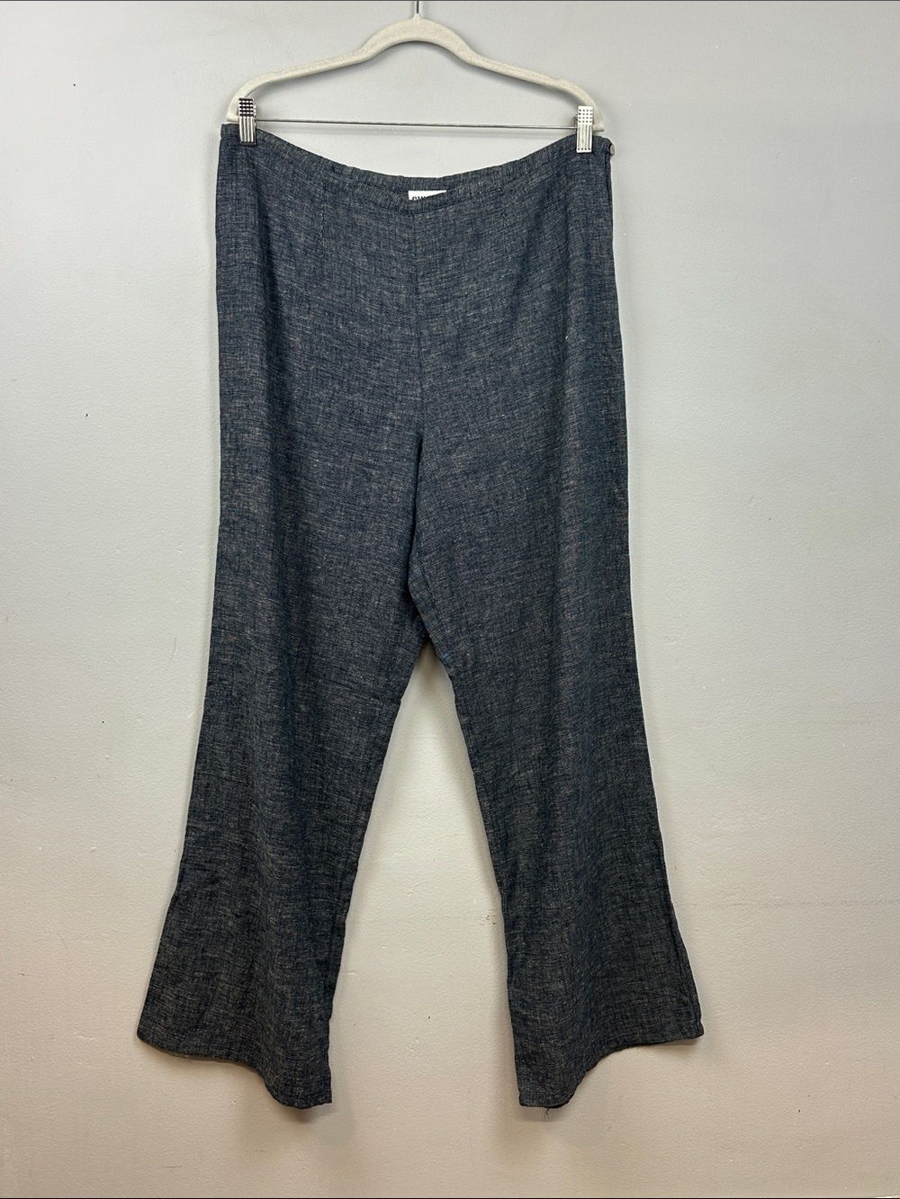 Chico’s Design Linen Blend Wide Leg Pants Sz XL